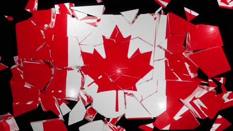 Canadiense-Canadá-Colapso-Bandera-País-Dólar-4k